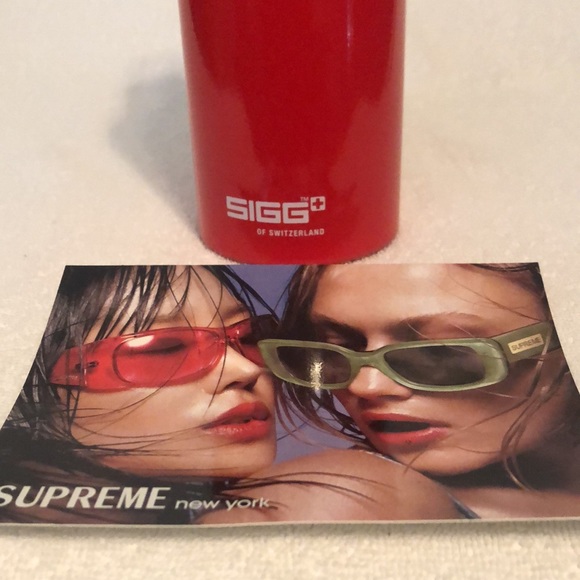 Supreme Sigg Water Bottle.06 oz Red Color.Collection Special Bottle .